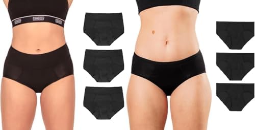 Bambody 6-Pack Black Period Underwear Bundle