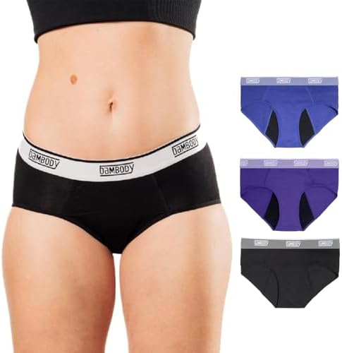 Bambody Absorbent Hipster, 5th Gen (Black Dark Blue Dark Purple)