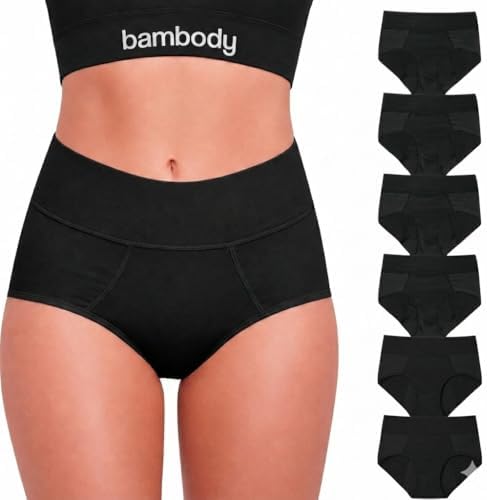 Bambody Absorbent Period Panties (Black)